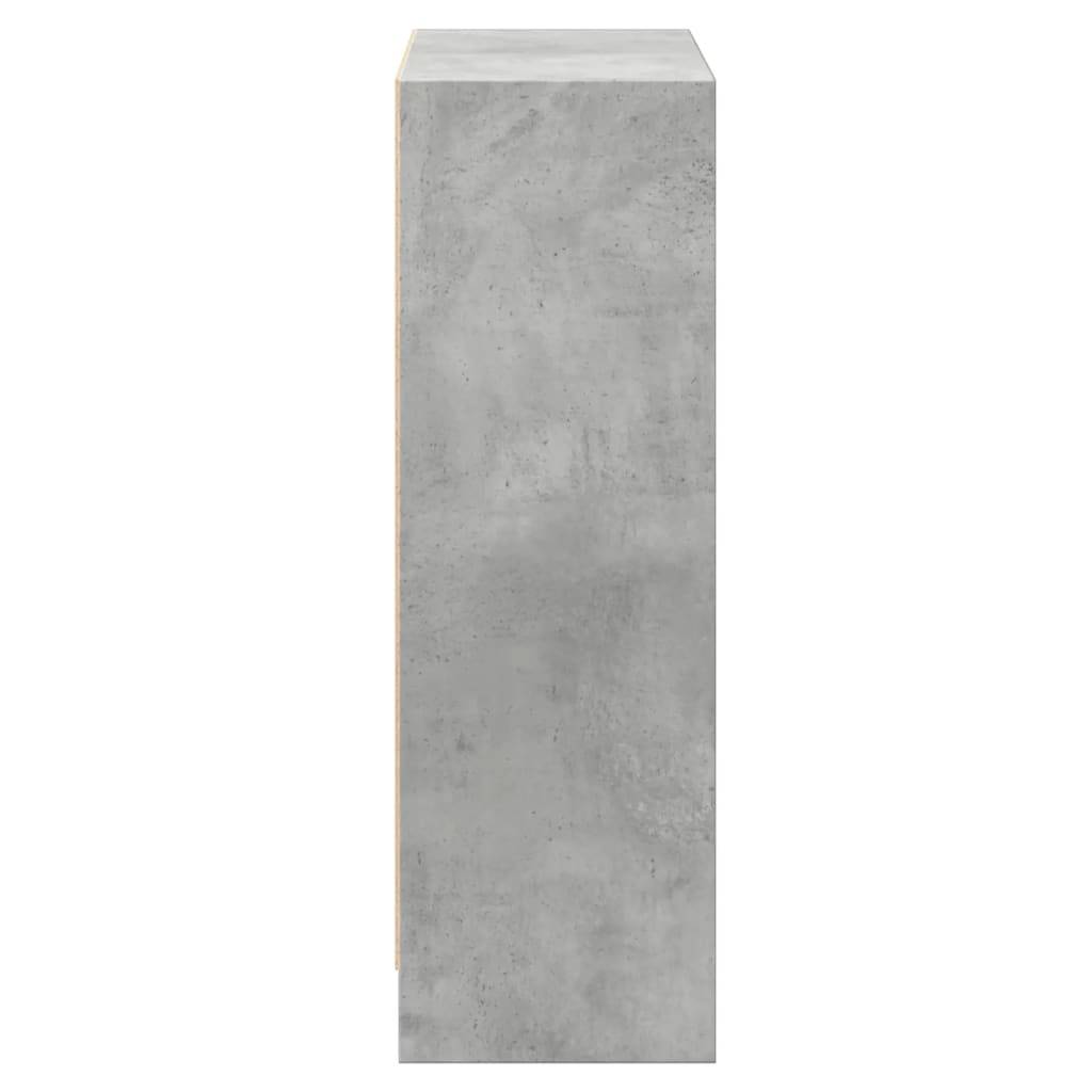 Bookshelf Concrete Grey 60 x 24 x 76 cm Particleboard