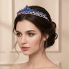 Sparkling Baroque Crystal Crown Gorgeous Elegant Baroque Queen Tiaras Shiny Vintage Luxury Crystal Tiara Bridal Celebration
