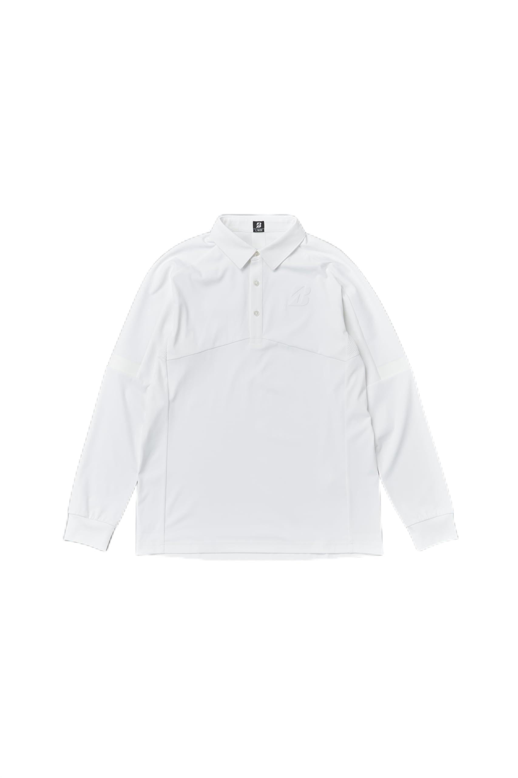 

Bridgestone Golf Modern Long Sleeve Collared Shirt DGM02F Men s White