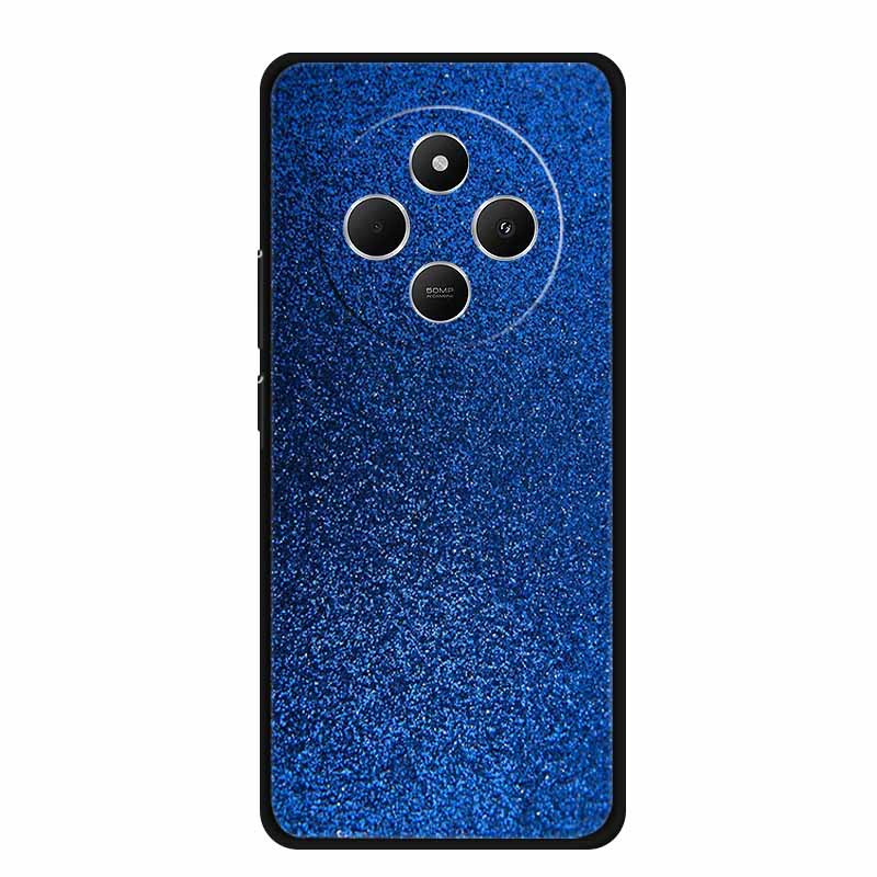 For Xiaomi Poco C75 Case POCOC75 Black Silicone Soft Back Cover Case For Poco C75 Phone Case C 75 6.88" Shockproof Coque Funda