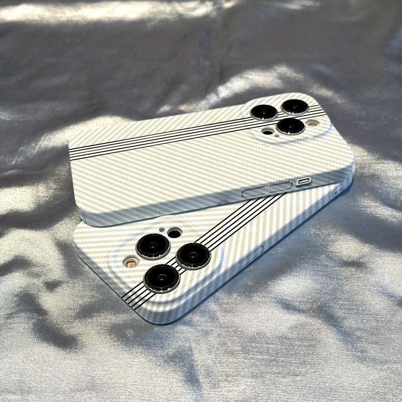 White Striped Xiaomi Civi4Pro Phone Case Xiaomi 15u Redmi K80/Note14Pro/k80Pro Fei