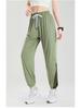 Women's Quick-Dry Mesh Workout Pants - Outdoor Ice Silk Yoga, Running, Dance Training Leggings