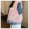 New Autumn and Winter Fashion Armpit Large-capacity Shoulder Bag, Foreign Style Hair Bag, Commuter Handbag, Plush Women's Bag