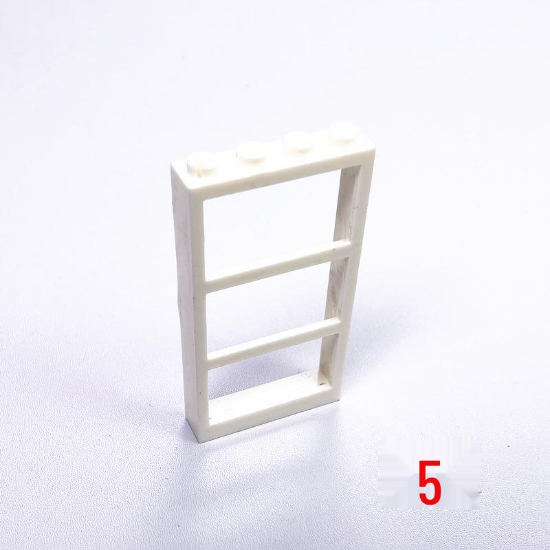 High-end MOC Mini Model City Building Blocks: Door & Window Parts