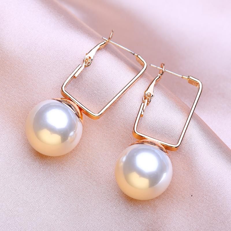KNIKOO Drop Earrings For Women Fashion Pearl Earrings Jewerly For Wedding Bride Party Earrings Gifts