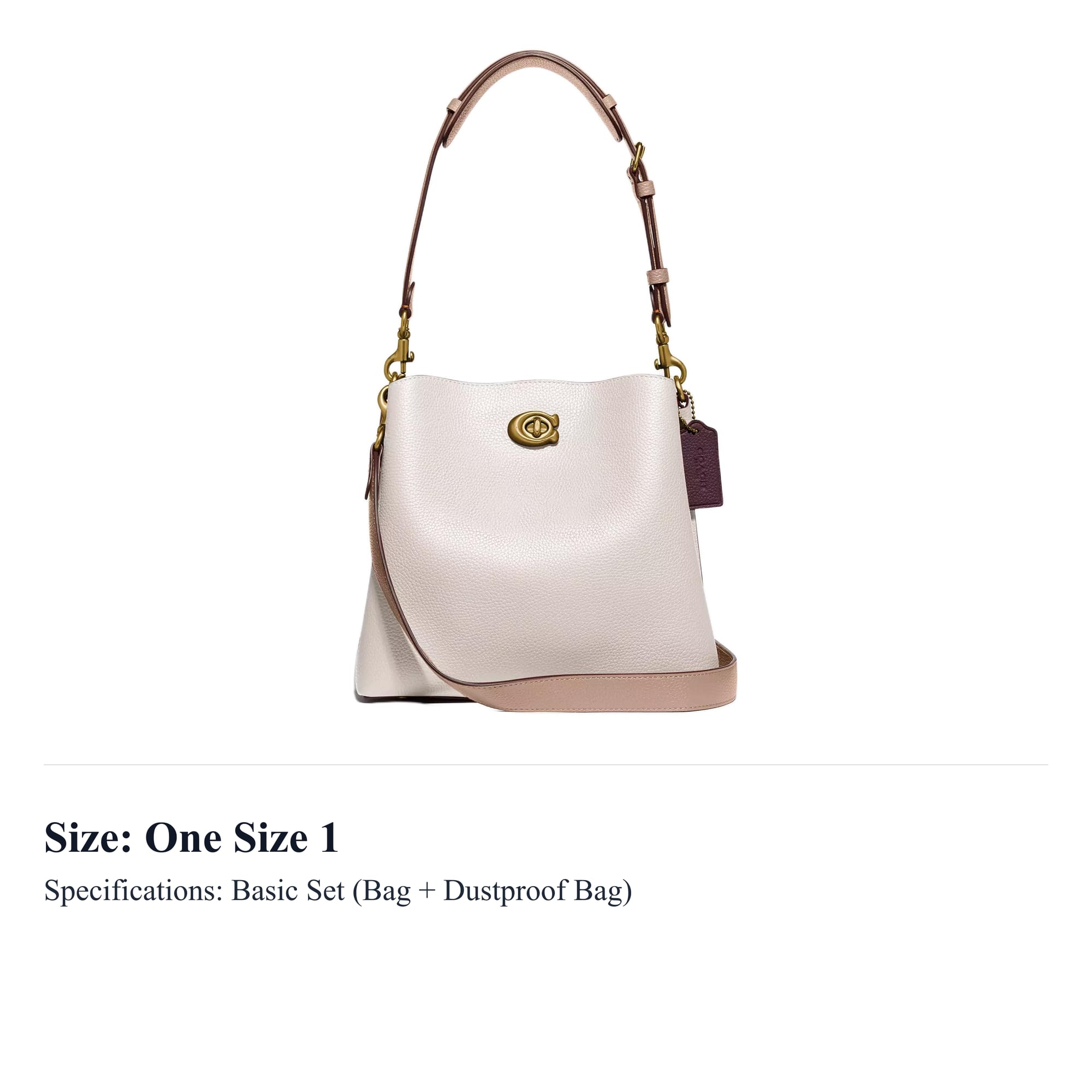 COACH Willow Leather Bucket Bag, Handbag