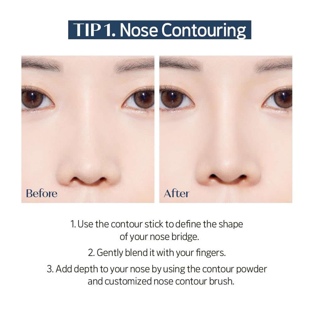 Etude Contour Stick Nose Shadow Face Shadow Under Eye Bag Natural Finish 1 Piece [Etude Official] Cool/Shading (x 1)