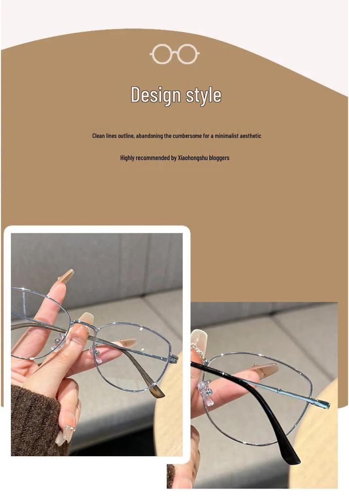 Men's Anti-Blue Light Metal Frame Reading Glasses: High-Definition, Youthful Style, Premium Quality for Middle-Aged and Elderly.