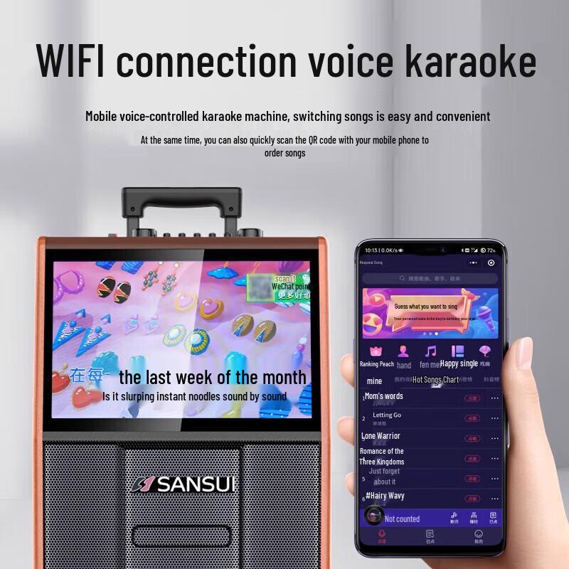Shanshui PC126 Portable Karaoke Speaker System