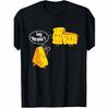 Say People Cheese Lover Unisex T-Shirt And Retro Cheese with Gouda, Cheddar, Brie Print - Casual Round Neck