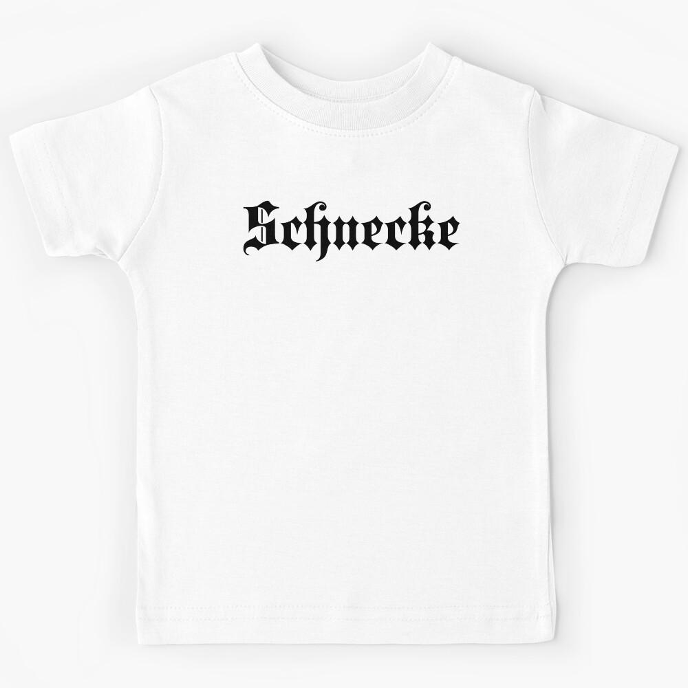 Schnecke - Snail - German Language Kids T-Shirt 110