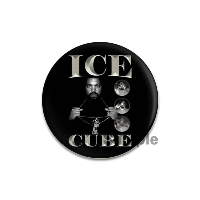 32/44/58mm Pop Hip Hop Rap Star Singer Metal Brooch Handcrafted Backpack Clip Fan Collection Commemorative Gift Tinplate Pin Badge