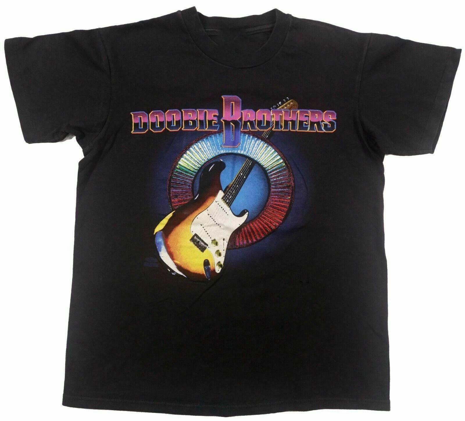 DOOBIE BROTHERS vintage t shirt Guitar 1991 Rock Tour NI461 Unisex T-Shirt M