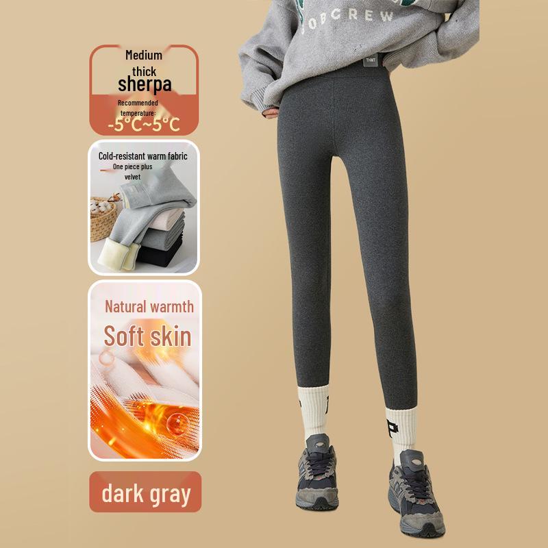 High Waist Fleece Lined Slimming Winter Leggings for Women - Extra Thick, Plus Size, Warm All-in-One Pants