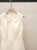 High-End Women's Spring Beaded Lace Patchwork Dress