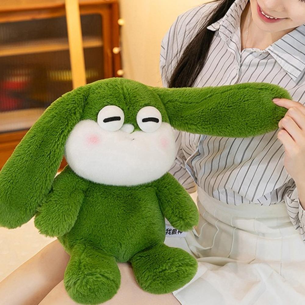 Soft Rabbit Plush Toy Large Capacity Cartoon Animal Backpack Fashion Rabbit Plush Backpack Girl