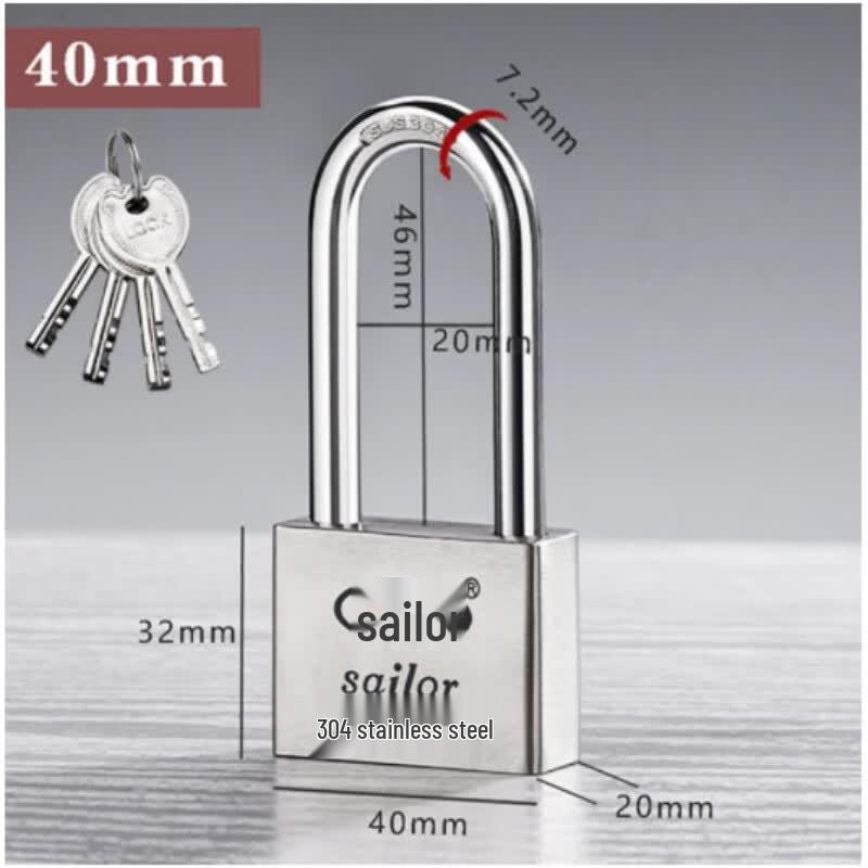 Sailor Stainless Steel Padlock