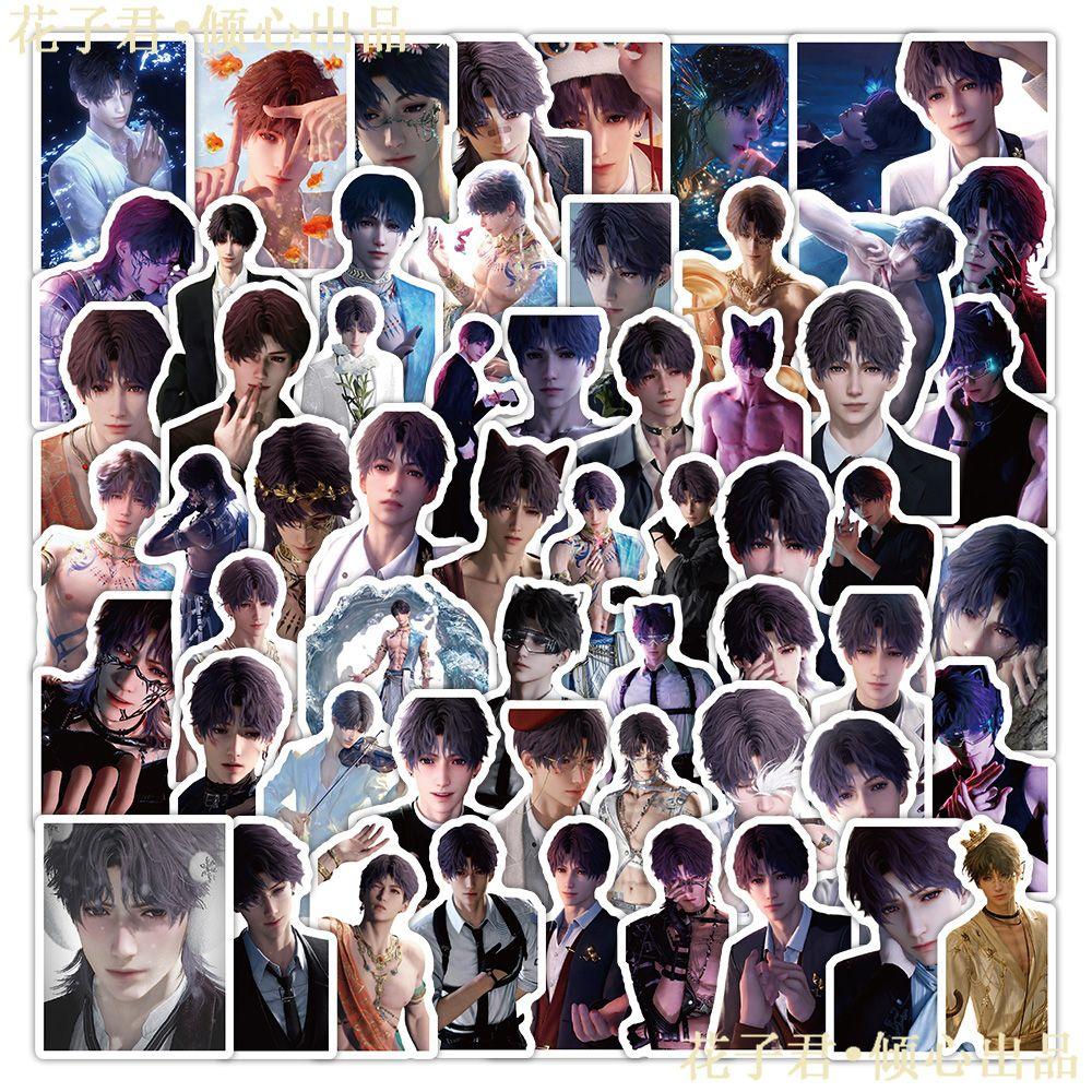 Hot Game Love and Deepspace Stickers Sylus Xavier Zayne Rafayel Caleb Cartoon Cosplay Character Stickers Decorate Prop Gifts