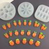 Mini Carrot Shape Silicone Molds High Temperature Resistant for Chocolate Candy Easter Cakes Baking Decoration Tools