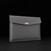 Waterproof Red Leather A4 File Bag, Snap Button Document & Contract Storage