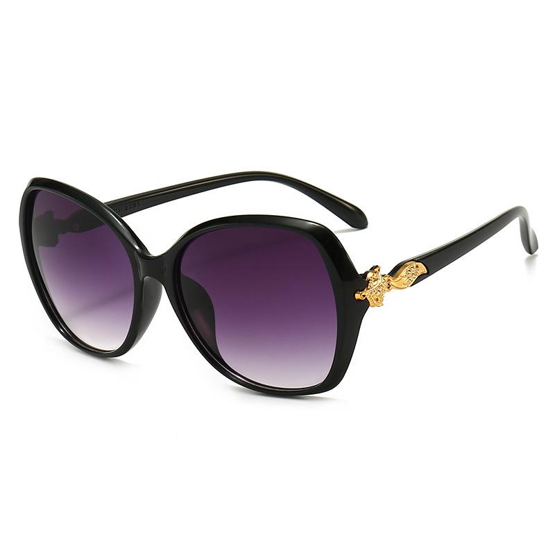 

Sunglasses Lady, Tide Uv Protection Gold Fox Sunglasses Driving Big Face Summer Ins Korean