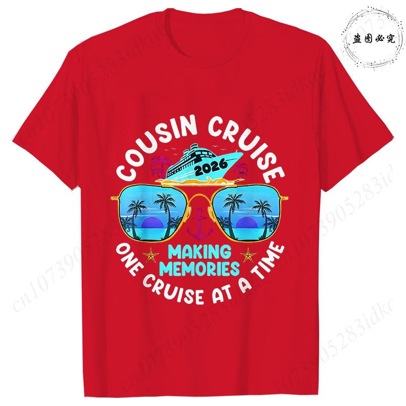 2026 Family Vacation Trendy Tees Making Memories Together O Neck Short Sleeve Summer Fashion Family Matching Tees for Unisex S