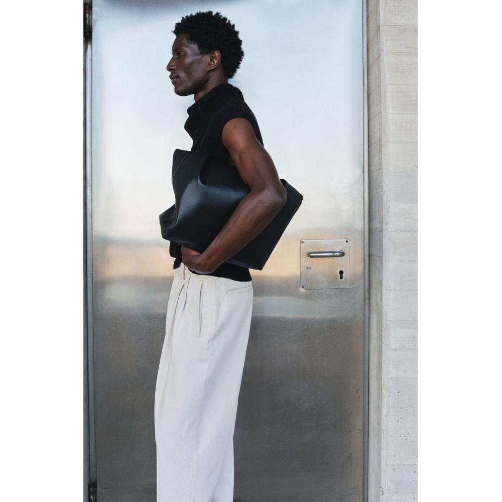 H M deniM Pants Relaxed Fit ligHt Beige