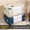 The Quilt Storage Bag Features A Zipper, Waterproof Printing, Large-capacity Clothes Organization, and Is A Cotton Quilt Storage Bag