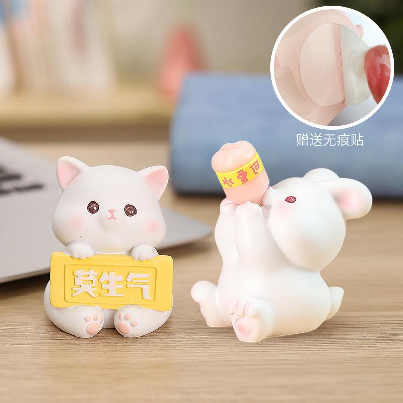 Don't Be Angry. Stress-relieving Little Pig Office Decoration Items. Animal Stress-relieving Cartoon