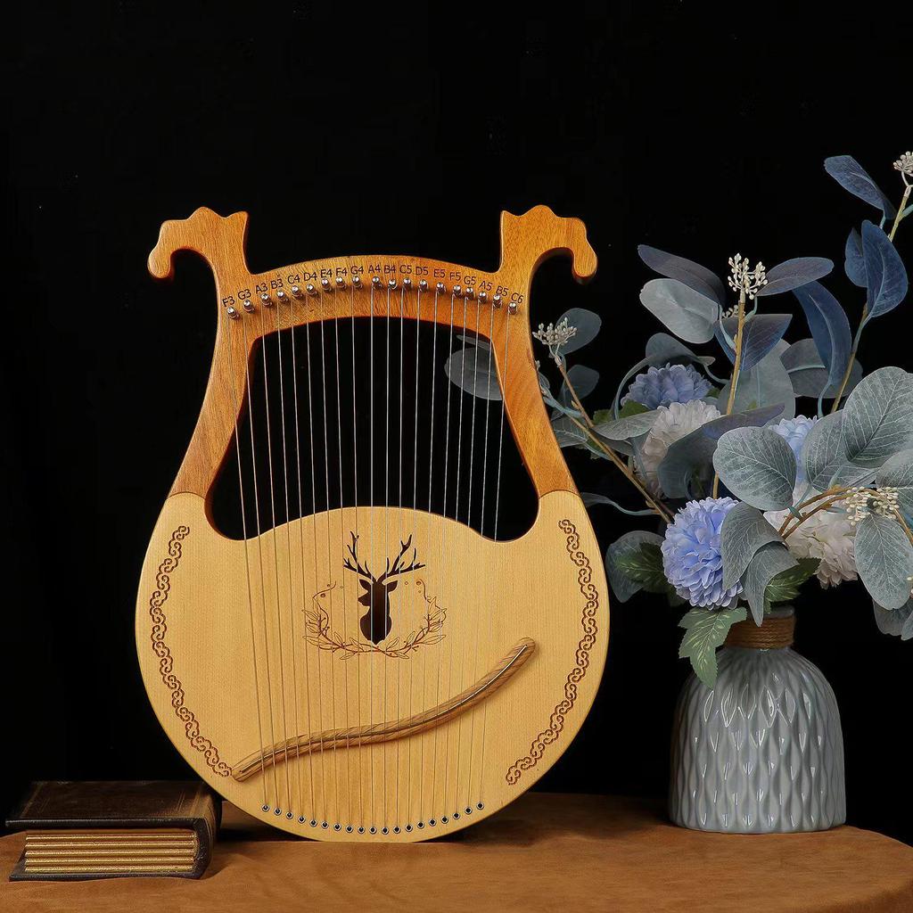 19-Tone Mini Lyre Harp - Beginner's Instrument