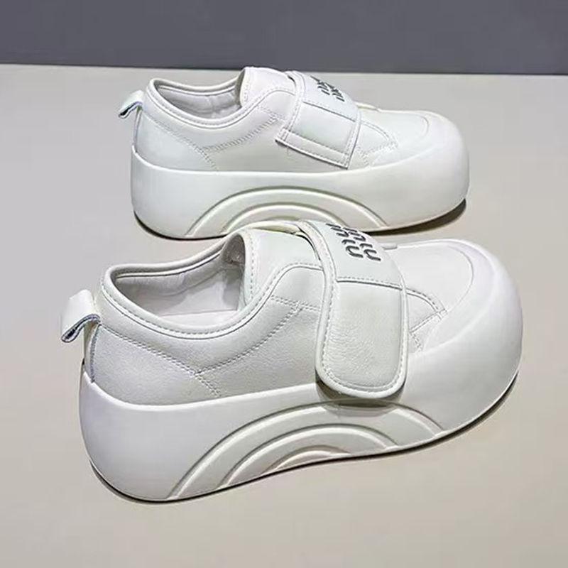 This Year's Popular Shoes New Velcro Bread Shoes German Training Shoes Platform Heightening Versatile Casual Shoes