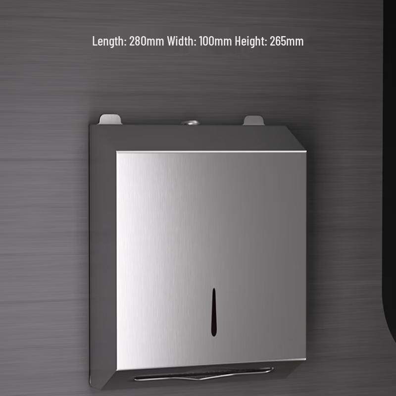 

Stainless Steel Hand Towel Dispenser with Hook
