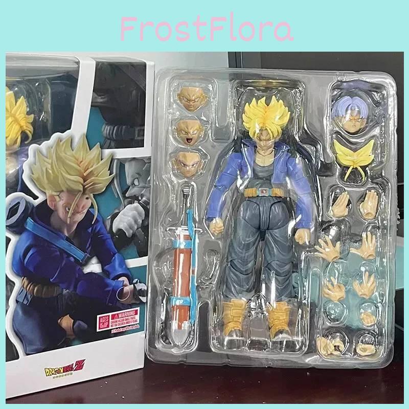 Shf Trunks Future Boy Pvc Super Saiyan Figurine Detailed Anime Action Model