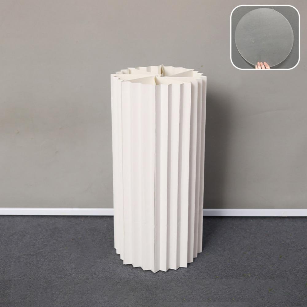 Multi-size Paper Folding Cylinder White Cake Stand Creative Dessert Table Stand  Wedding Decoration