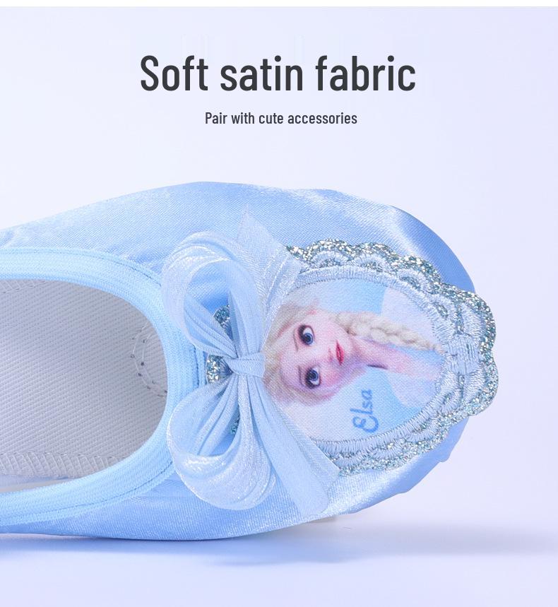 Blaue Katzenpfote Ballett-Tanzschuhe für kleine Mädchen - Stil 8119