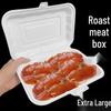 Six-Compartment Disposable Takeaway Box for Oyster, Scallop, Eggplant, and BBQ Dishes