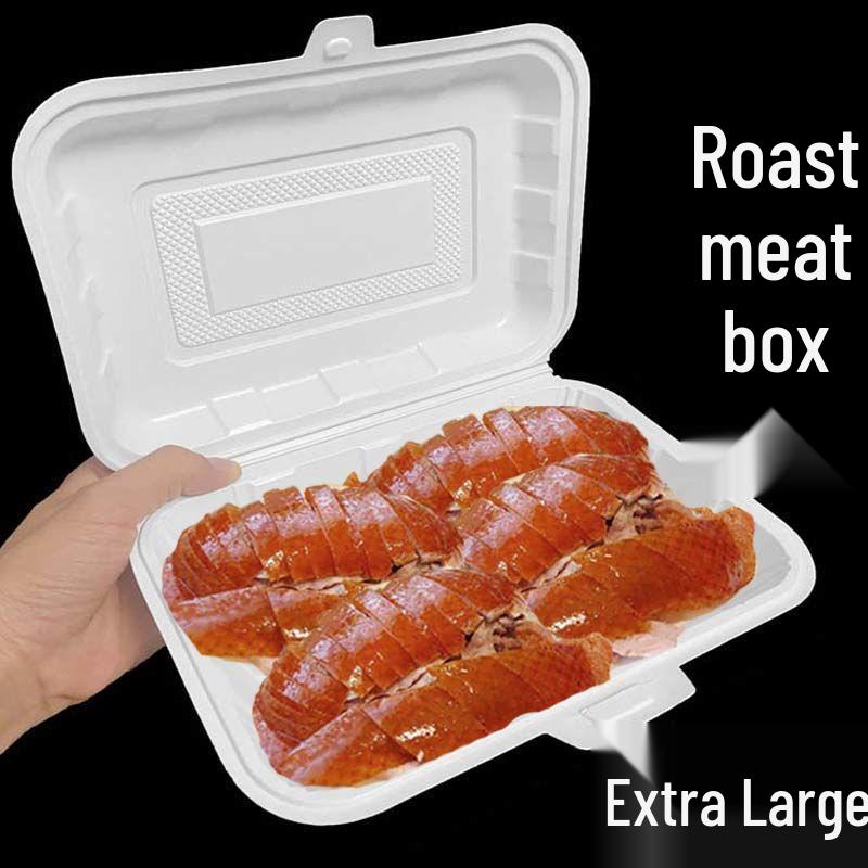Six-Compartment Disposable Takeaway Box for Oyster, Scallop, Eggplant, and BBQ Dishes