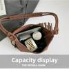 Trendy Simple Top Handle Bag for Women Autumn Winter Vintage Suede Shoulder Bag Comfortable and Versatile Texture Storage Bags