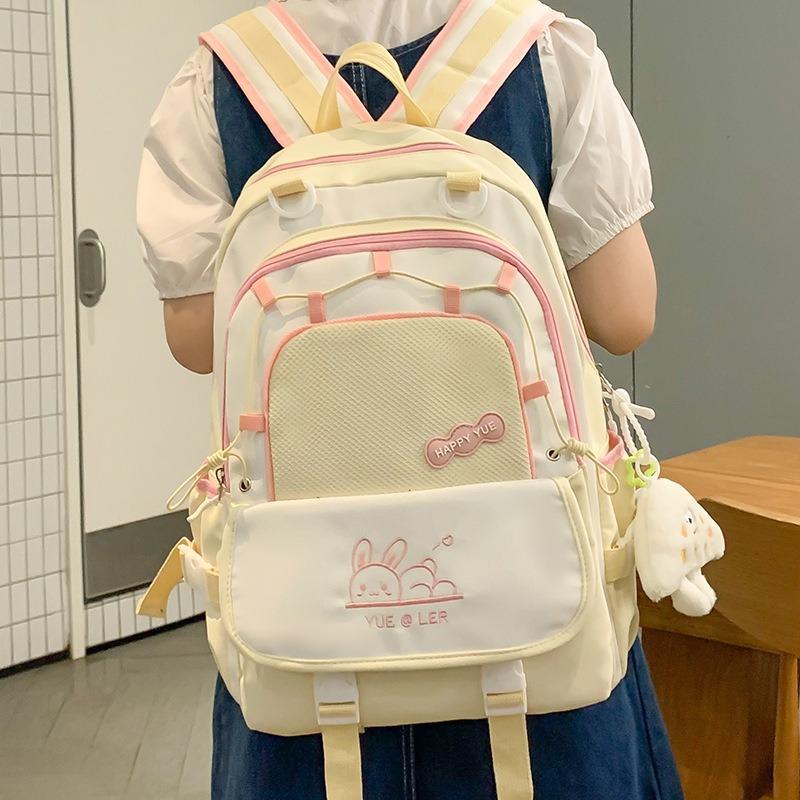 Schoolbag Large Capacity Backpack New College Style College Student Female Casual Schoolbag Fashion Travel Junior High School Student