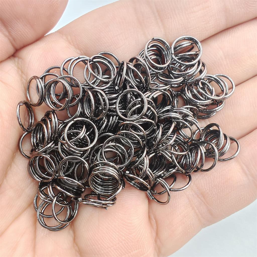 Home Party Supplies Split Connectors Findings Popular 200-500pcs/bag Open Accessories 5 6 8 10mm Jump Rings Rings Double Loops Jewelry Making For DIY