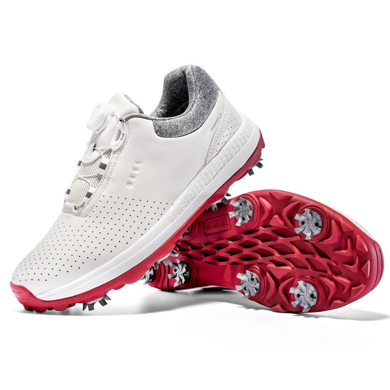 Golf Shoes Men's Sneakers Breathable Four Seasons Sneakers Rotating Button Golf Shoes