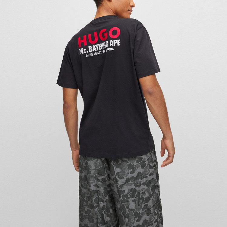 HUGO BOSS x BAPE BLACK SS22 T Shirt Men's Black 50472110-001