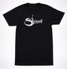 Silverstein Scratch Logo Black T-Shirt Minimal Emo Post Hardcore Band Tee