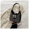 2024 New Fashion Korean Style Casual Bag With Water Drill Butterfly Bow Street Trend Shoulder Bag For Women