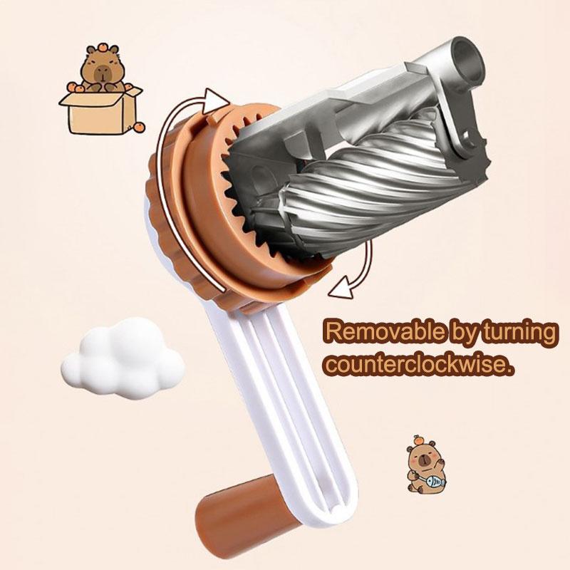 Capybara Kawaii Manual Pencil Sharpener, No Electricity Required, Desk Stationery Accessory for Office and School, Cute Animal Design