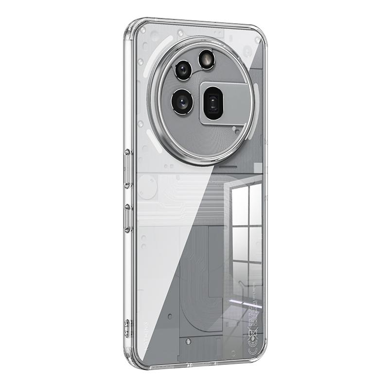 Translucent Shockproof Case For Nothing Phone 3A Pro 6.67 inches TPU Matte Frame Magnetic Wireless Charging Plastic Back Cover