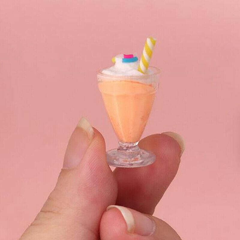 

1шт 1:12 Кухонних Харчових Спеціальних Мініатюрних Аксесуарів для Лялькового Будиночка WR Будинок Чашки для Морозива Лялька 16x16x32mm