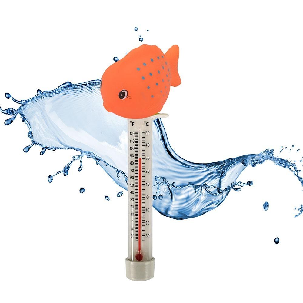 PVC Pool Water Temperature Meter Floating Waterproof Swimming Pool Thermometer Cartoon Animals Accurate Thermometer Swimming