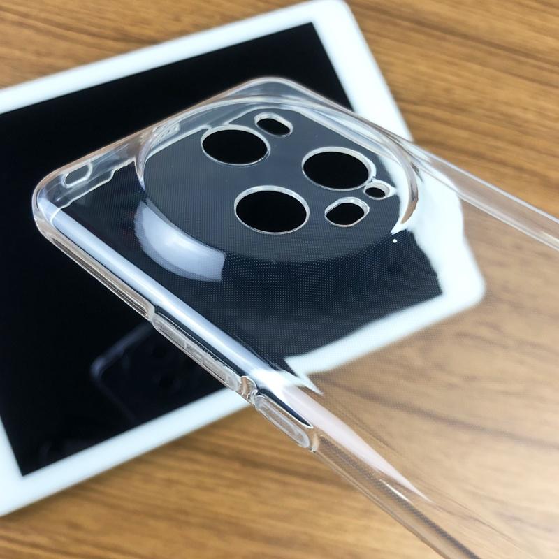 For Honor Magic5 Magic 5 Pro 5G Slim Crystal Clear Transparent Soft TPU Back Case Protection Skin Camera Protect Cover