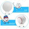 Acrylic Small Ball Stand Holder Clear Sport Ball Display Rack Ball Display Holder for Baseball Golf Softball Tennis Ball Spheres